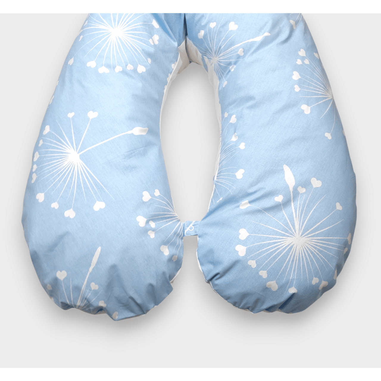 Pernă de maternitate și alăptare Rainy Basic Blue Dandelions