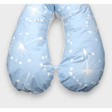 Pernă de maternitate și alăptare Rainy Basic Blue Dandelions