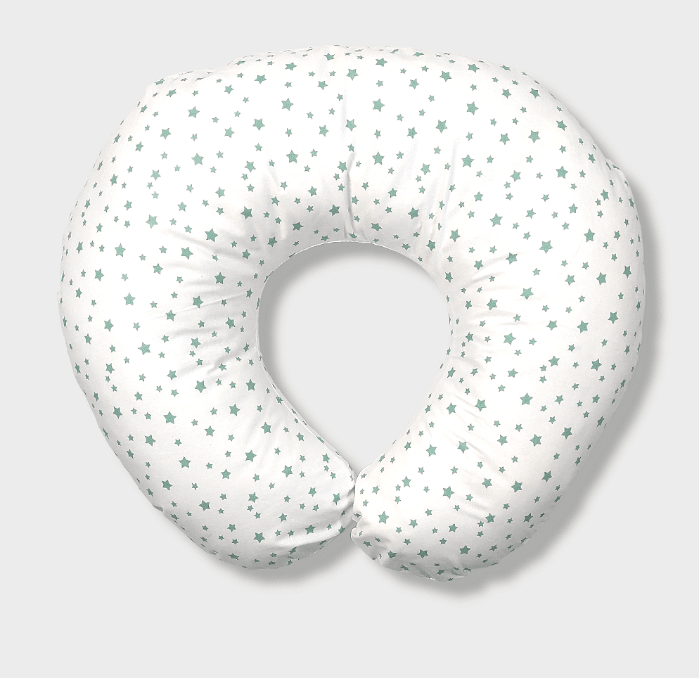 Rainy Възглавница За Кърмене Мента Звезди