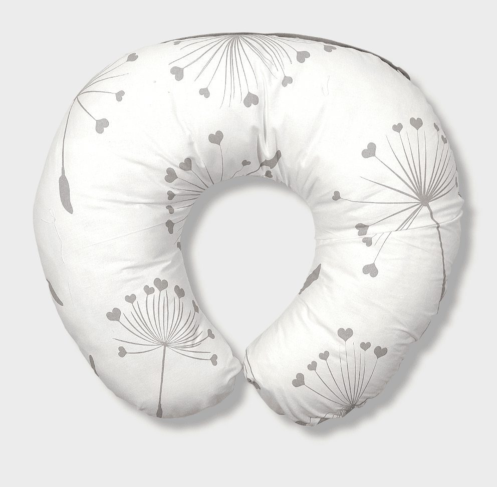 Pernă de alăptare Rainy, păpădii maro