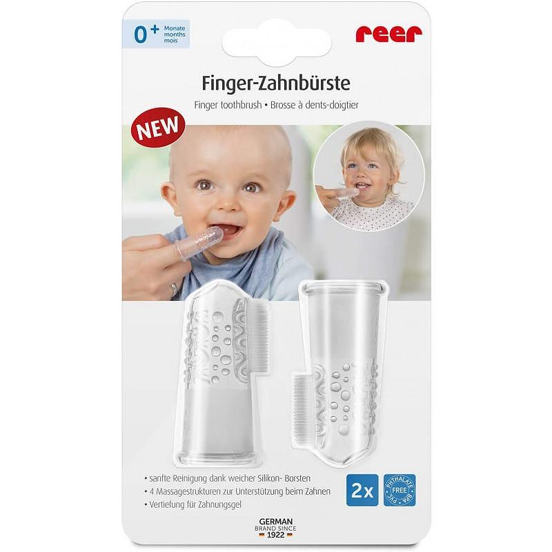 Силиконови Напръстници За Почистване На Зъби 79249 New023111 Reer