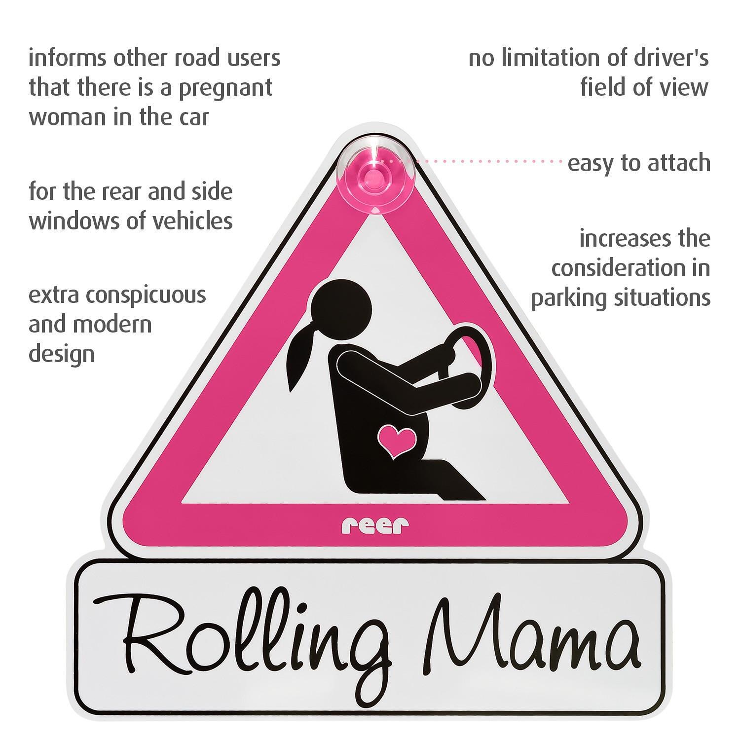 Автомобилен Знак За Бременни Жени Mommyline 88014 New022313 Reer