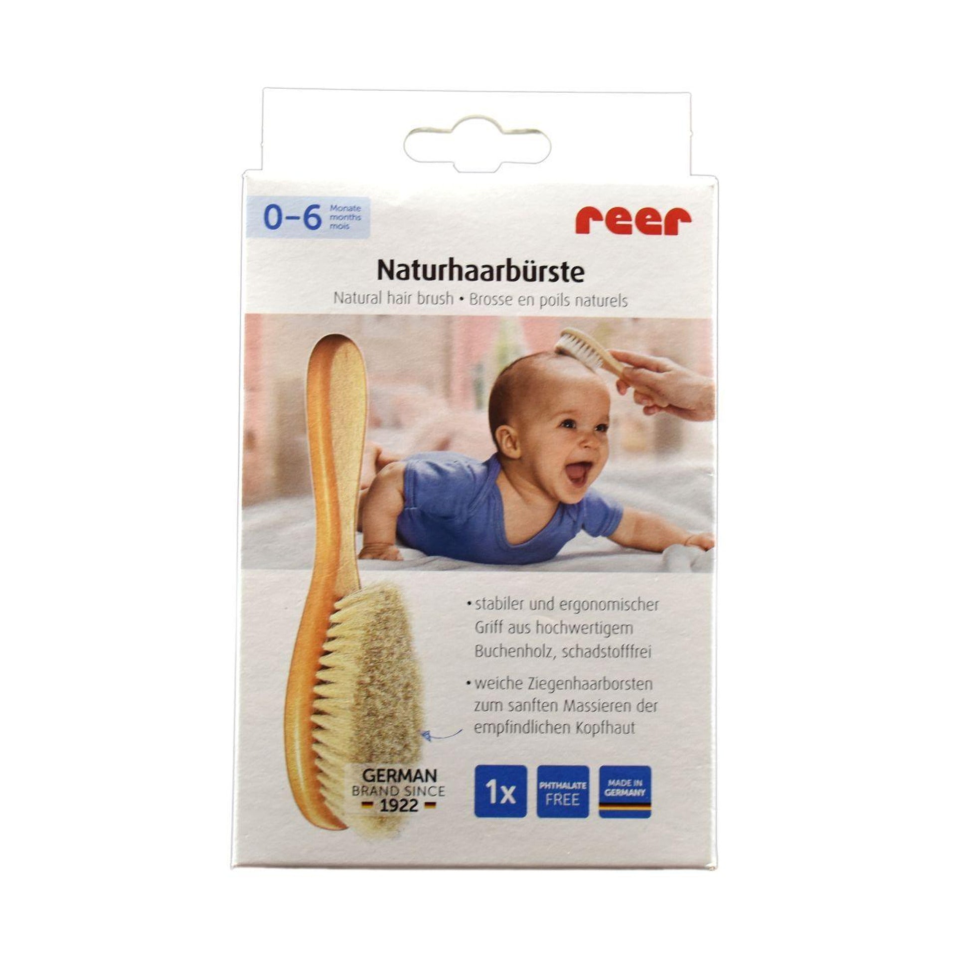 Бебешка Четка За Коца Natural Line Reer