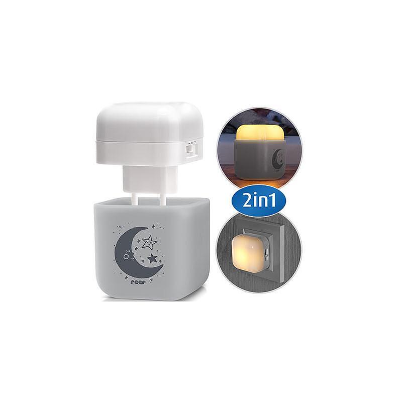 Детска Нощна Лампа 2в1 Сива 52401 New023439 Reer