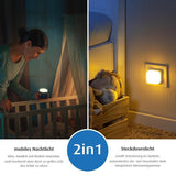 Детска Нощна Лампа 2в1 Синя 52403 New023440 Reer