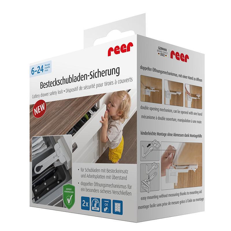 Предпазно Заключване На Чекмедже За Прибори 2 Бр. 71090 New023109 Reer