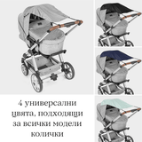 Сенник За Бебешка Количка Премиум Shinesafe Син 84213 New024033 Reer