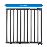 Универсална Преграда За Врата Стълби С Натиск 46131 Черна New023733 Reer