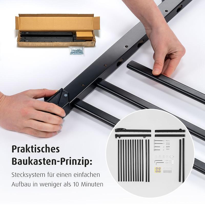 Универсална Преграда За Врата Стълби С Натиск 46131 Черна New023733 Reer