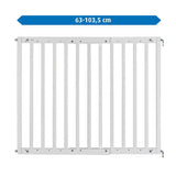 Универсална Преграда За Врата Стълби С Пробиване 46140 Бяла New023735 Reer