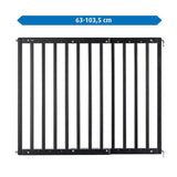 Универсална Преграда За Врата Стълби С Пробиване 46141 Черна New023736 Reer