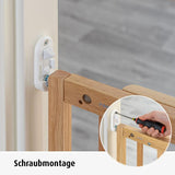 Универсална Преграда За Врата Стълби С Пробиване 46147 Натурална New023737 Reer