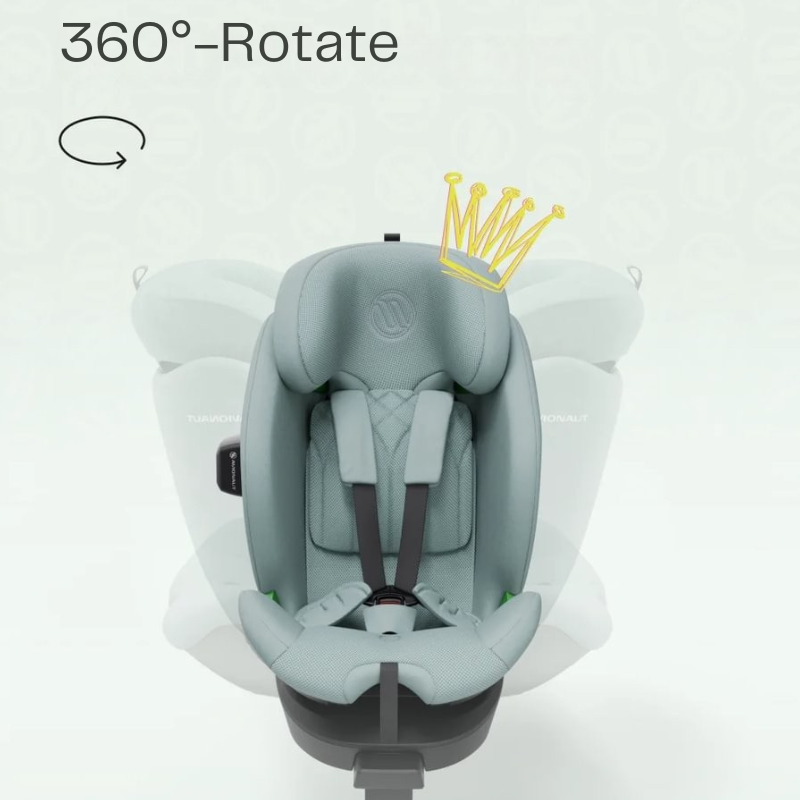 Stardust Airflow Столче За Кола Av 390 Grey.01 Avionaut