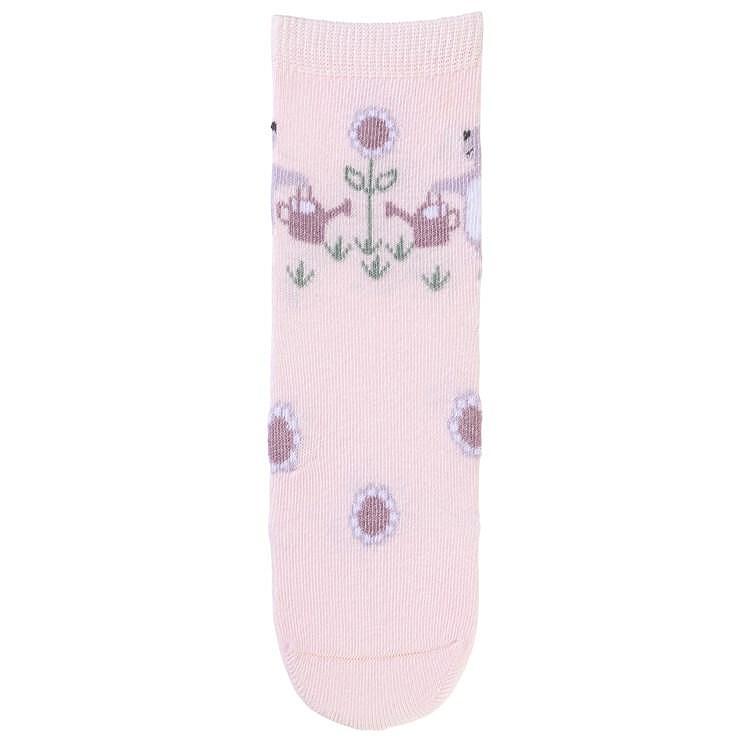 Розови Детски Чорапи Fli Fli Air Sun С Мотив На Мишка За Първи Приключения, 27 28 4 5 Г. Sterntaler