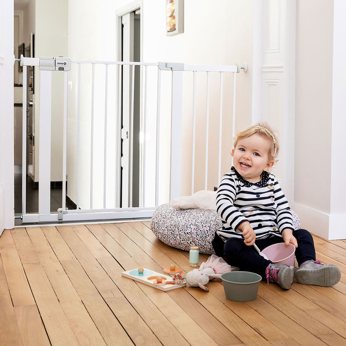 Универсална Метална Преграда За Врата, Бяла Safety 1St