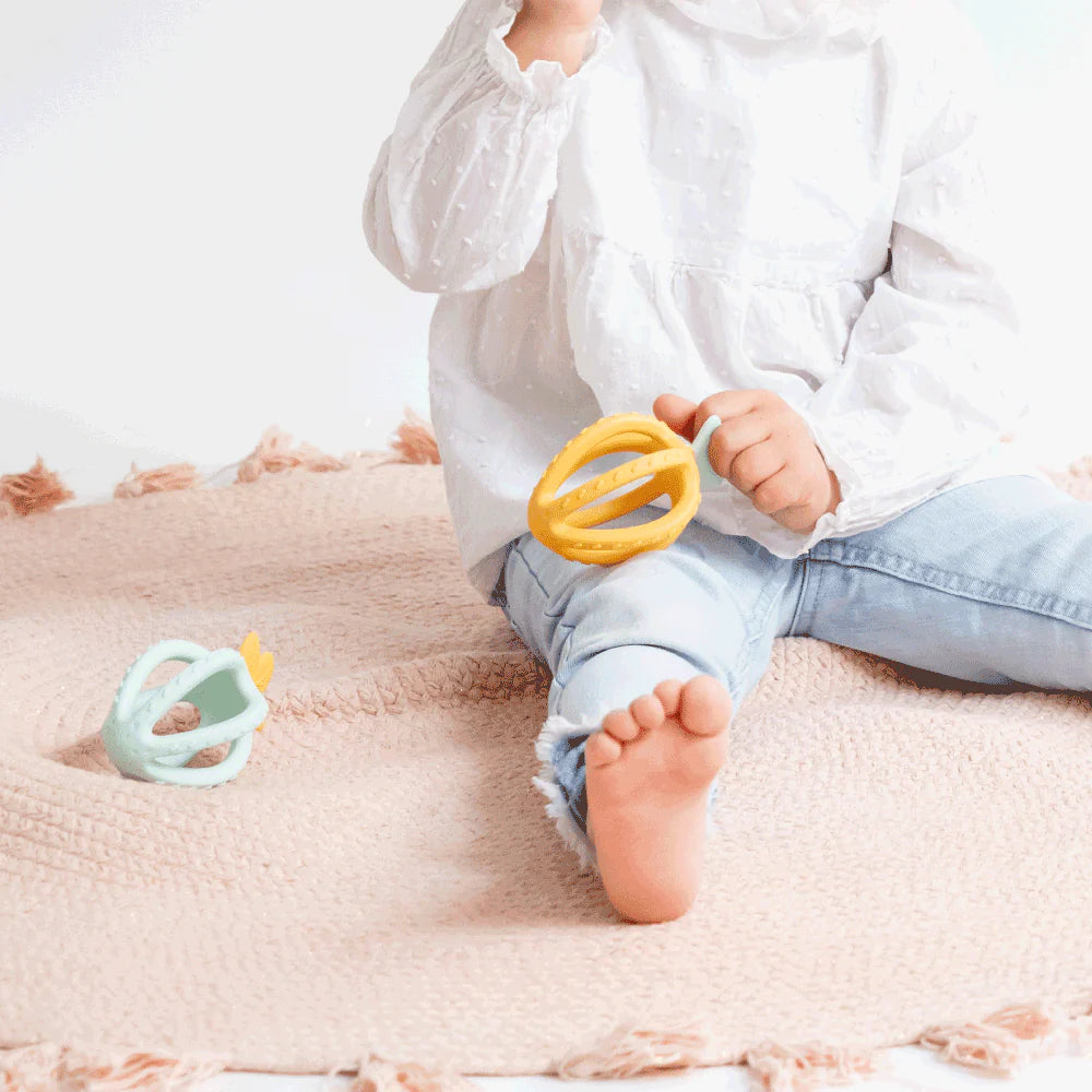 Бебешка Силиконова Гризалка Fresh Fruit Mint Saro Baby