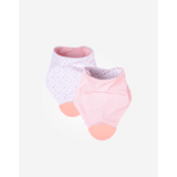 Бебешки Двулицев Лигавник Бандана С Гризалка Pink Saro Baby