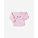 Бебешки Непромокаем Лигавник С Ръкави Rainbow Pink Saro Baby