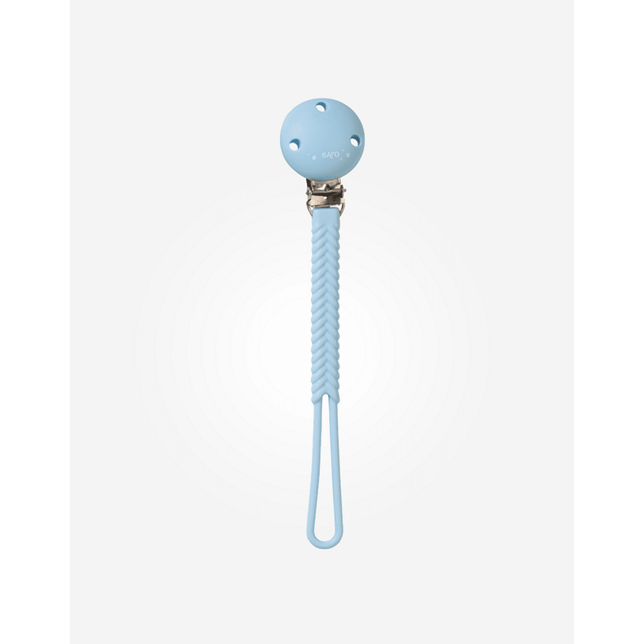 Клипс За Залъгалка Braid Blue Saro Baby