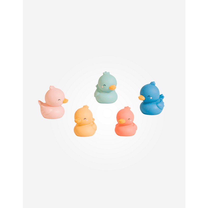 Saro Baby Little Ducks fürdőjáték szett, 5 db