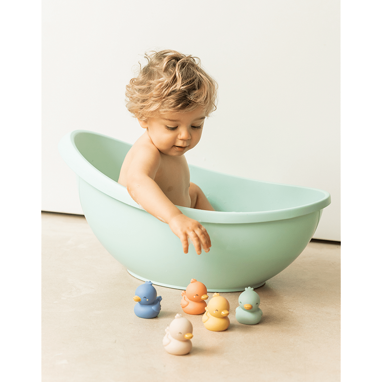 Saro Baby Little Ducks fürdőjáték szett, 5 db