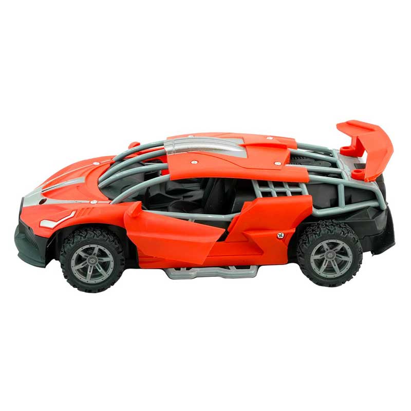 Състезателна Кола С Rc Управление, Led Светлини И Пушек 1:24