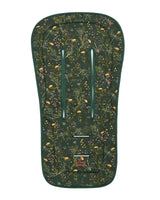 Подложка За Количка Против Изпотяване Secret Garden Зелен - Подложки За Колички - Kikkaboo - BebeMama