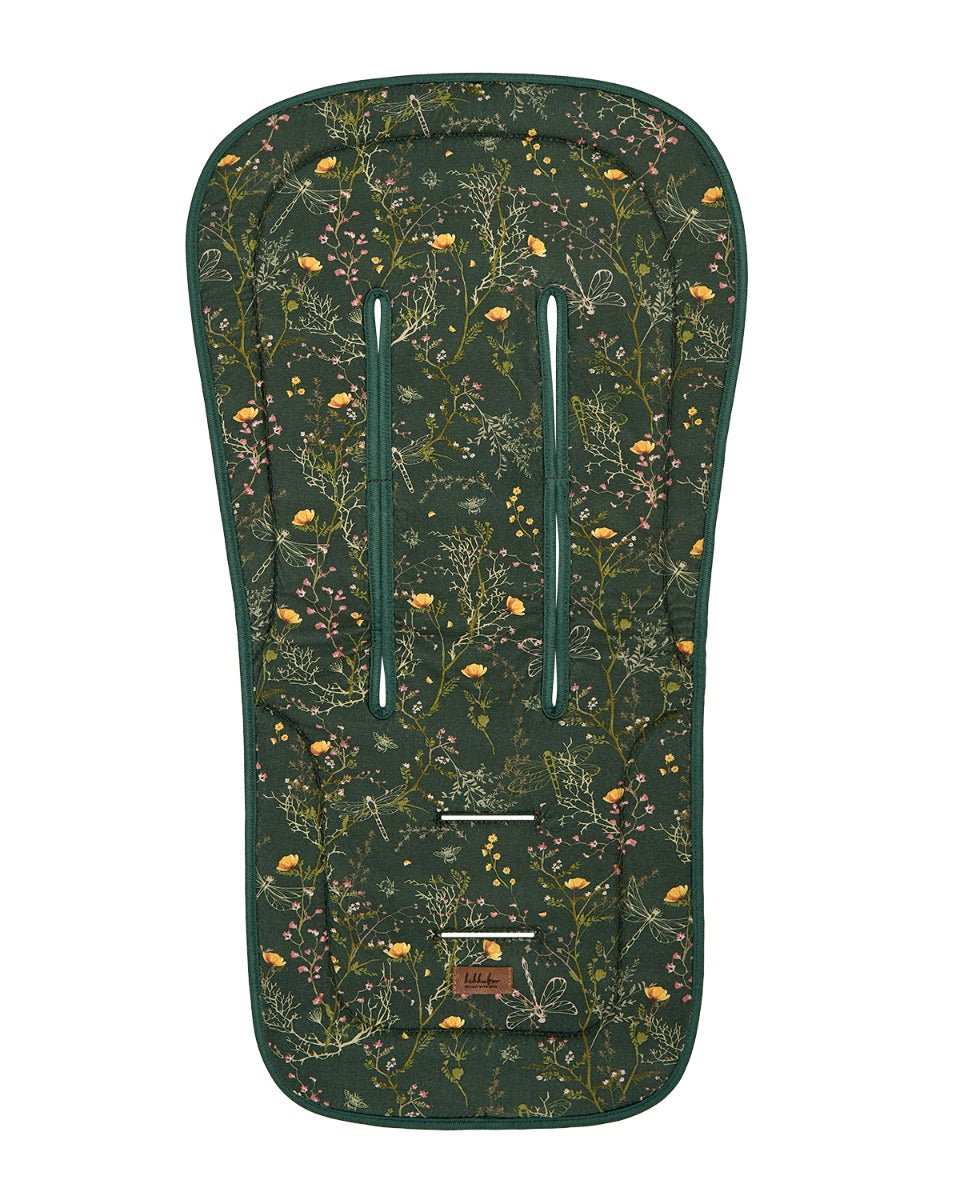 Подложка За Количка Против Изпотяване Secret Garden Зелен - Подложки За Колички - Kikkaboo - BebeMama