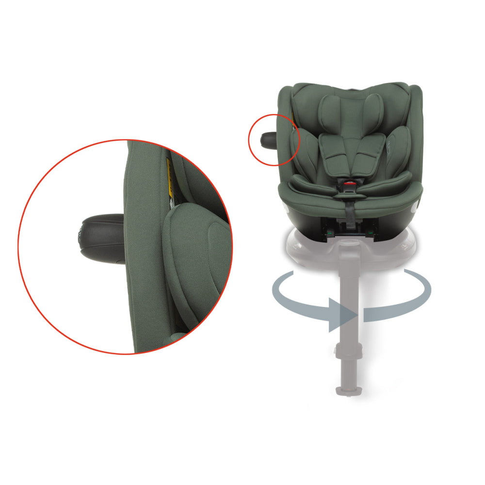 Комплект Столче За Кола 3 В 1 Disk Grow I Size + База Disk I Size + Столче Disk Infant I Size Foppapedretti