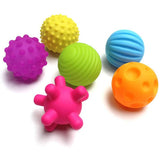 Мини Сензорни Топки - 6 Броя
