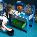 Сензорен Игрален Комплект С Вода И Пясък От Дърво Classic World