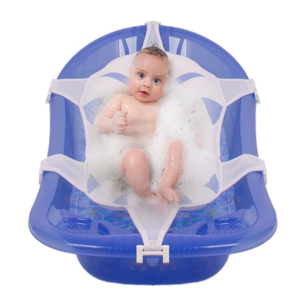 Хамак За Бебе За Къпане Бял Розов 572 2 Sevi Baby