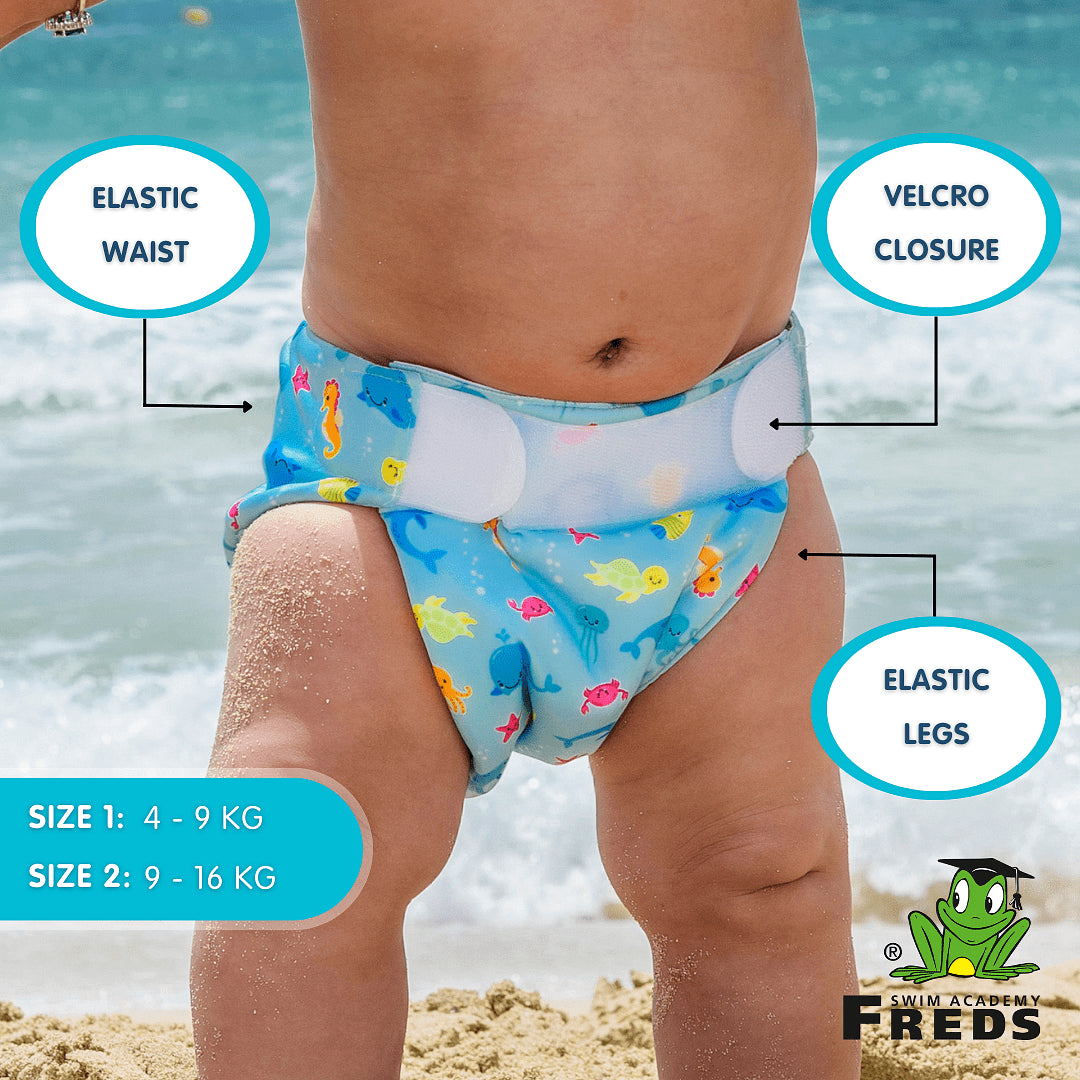 Бански Памперс Гащи Freds Р Р 2 (9 16 Кг.) Момче Sevi Baby