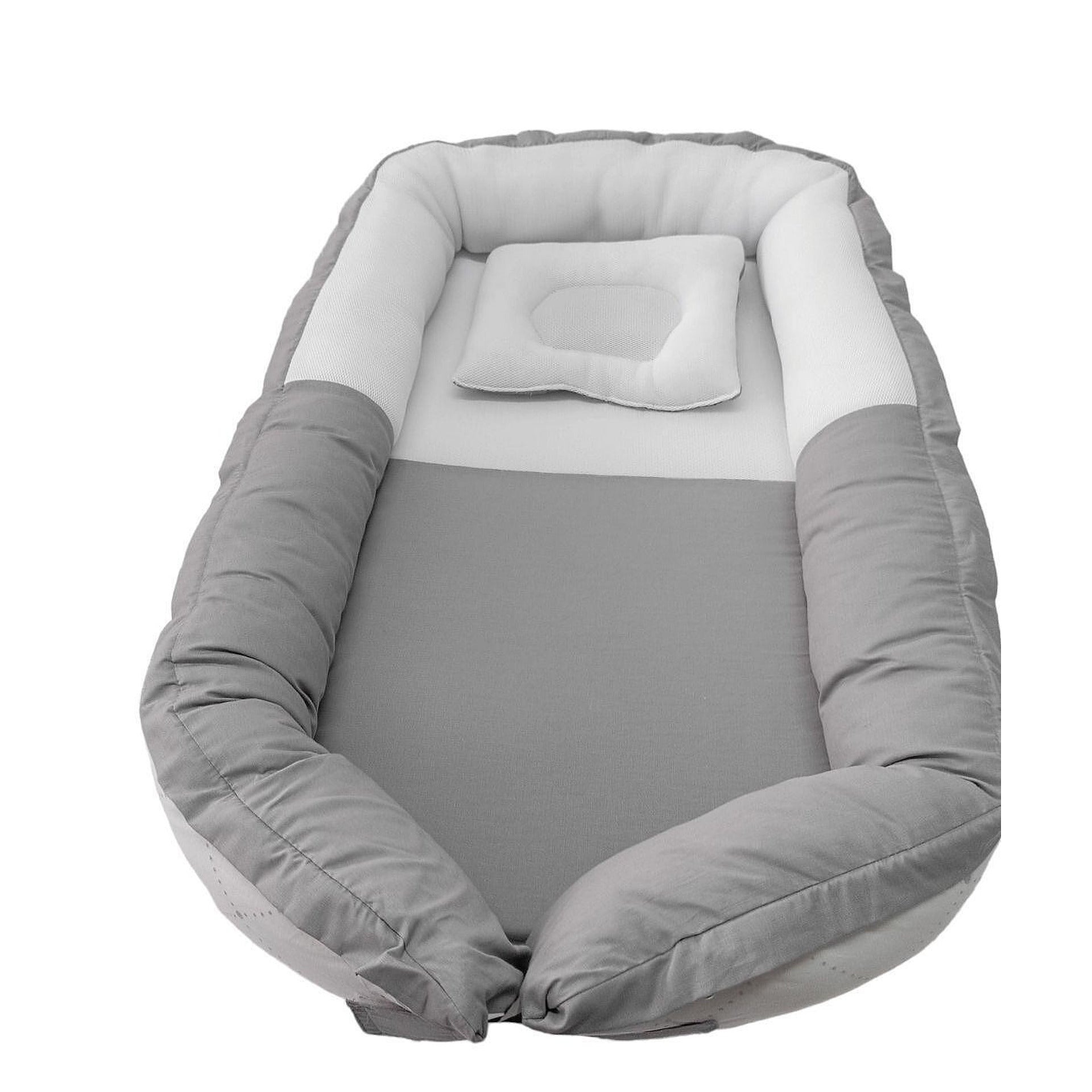 Бебешко Гнездо С Дишаща 3d Мембрана Сив Yuar25 Sevi Baby