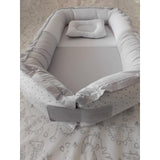 Бебешко Гнездо С Дишаща 3d Мембрана Сив Yuar25 Sevi Baby
