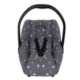 Калъф За Столче За Кола С Опора На Кръста Звезди Сиви 61 13 Sevi Baby
