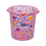 Кофа За Баня Прозрачна Шарена Розова 100 2 Sevi Baby