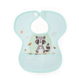 Лигавник Peva С Джоб Малък Енот Зелен 22 183 Sevi Baby