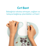 Лигавник Peva С Джоб Малък Енот Зелен 22 183 Sevi Baby