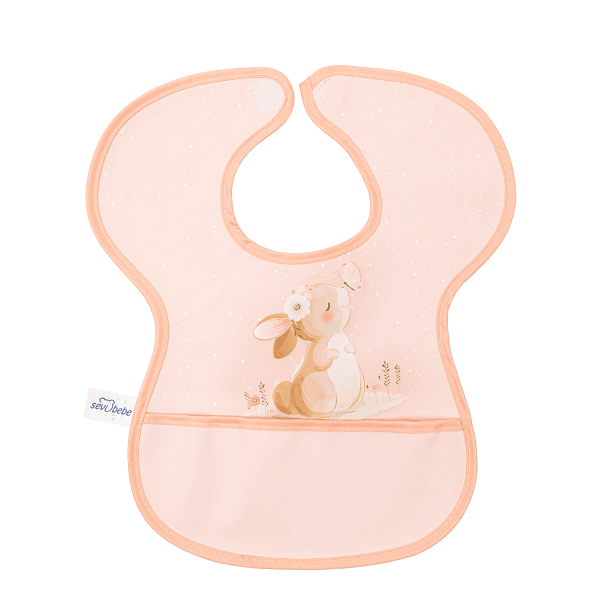 Лигавник Peva С Джоб Зайче Розов 22 186 Sevi Baby
