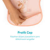 Лигавник Peva С Джоб Зайче Розов 22 186 Sevi Baby