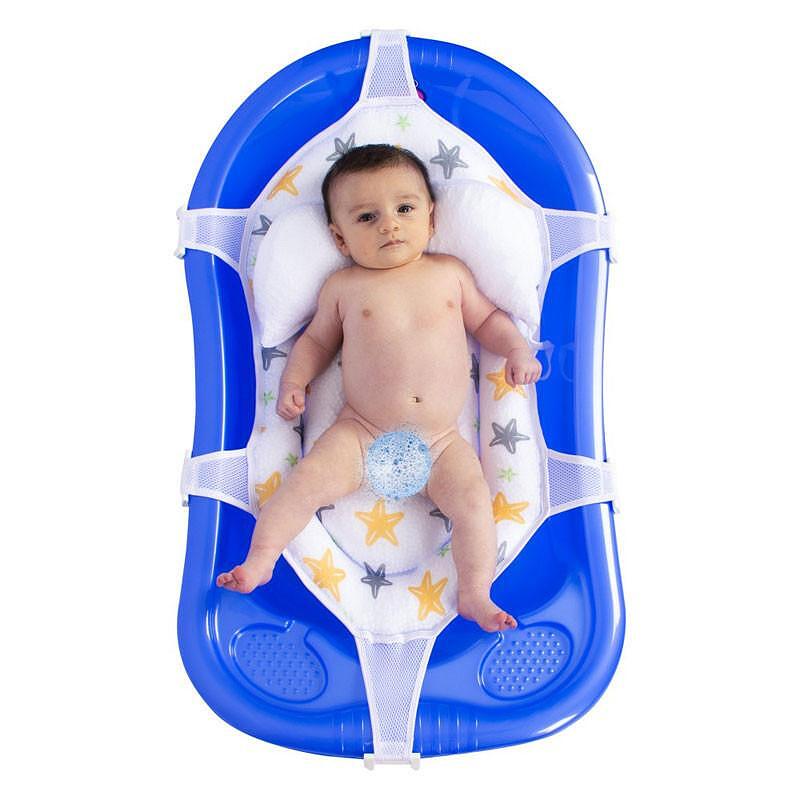 Мултифункционална Подложка За Къпане С Възглавничка Звезди 690 56 Sevi Baby