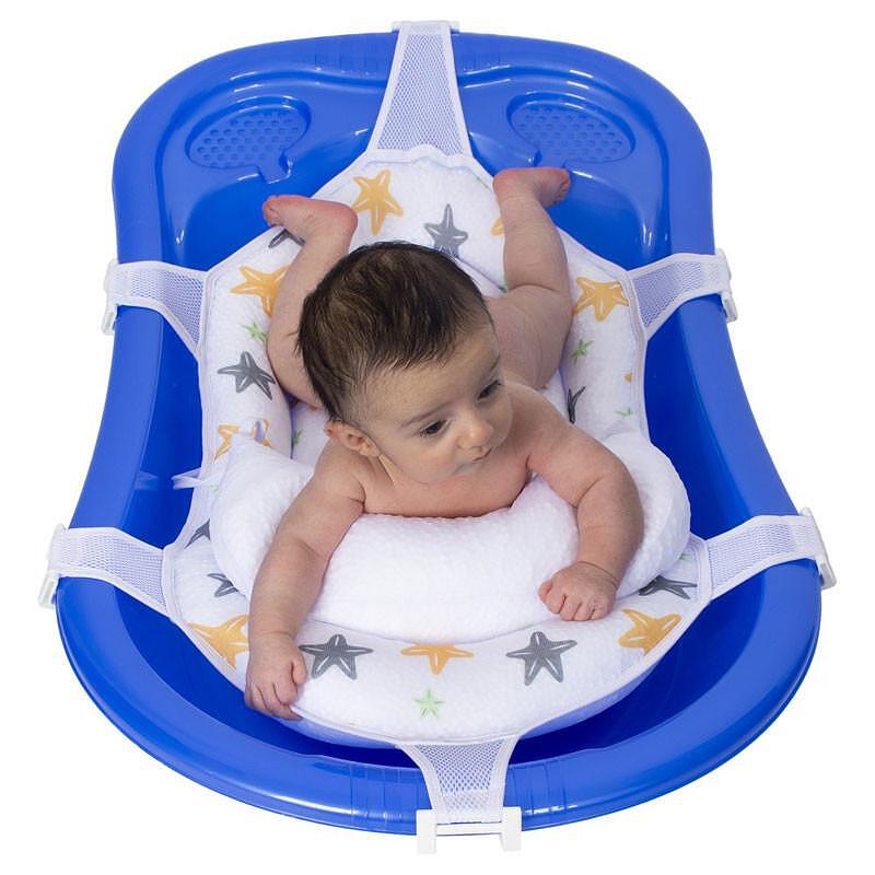 Мултифункционална Подложка За Къпане С Възглавничка Звезди 690 56 Sevi Baby