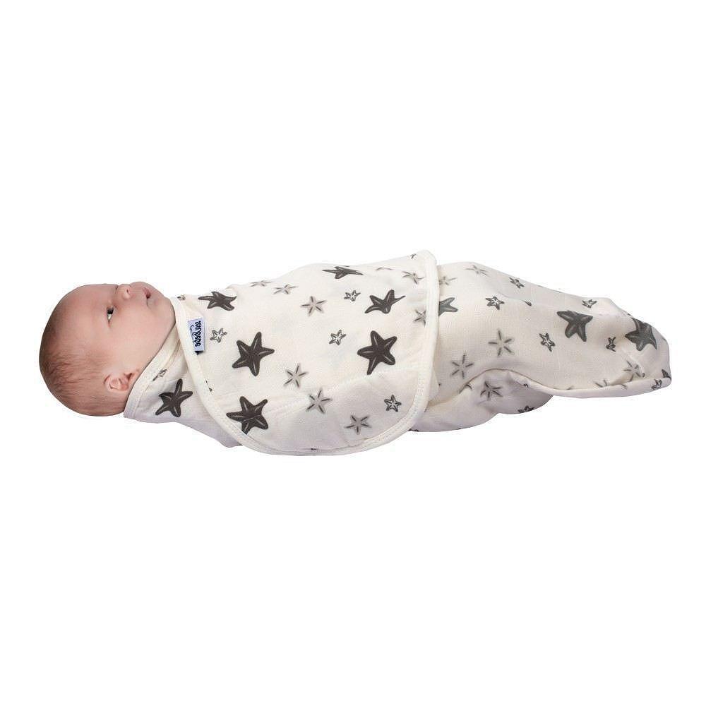 Муселинова Антистрес Пелена За Новородено Grey Stars Sevi Baby