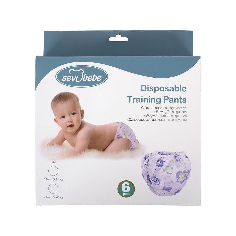 Памперс Гащи За Еднократна Употреба Р Р 1 (10 15 Кг.) 6 Бр. Sevi Baby
