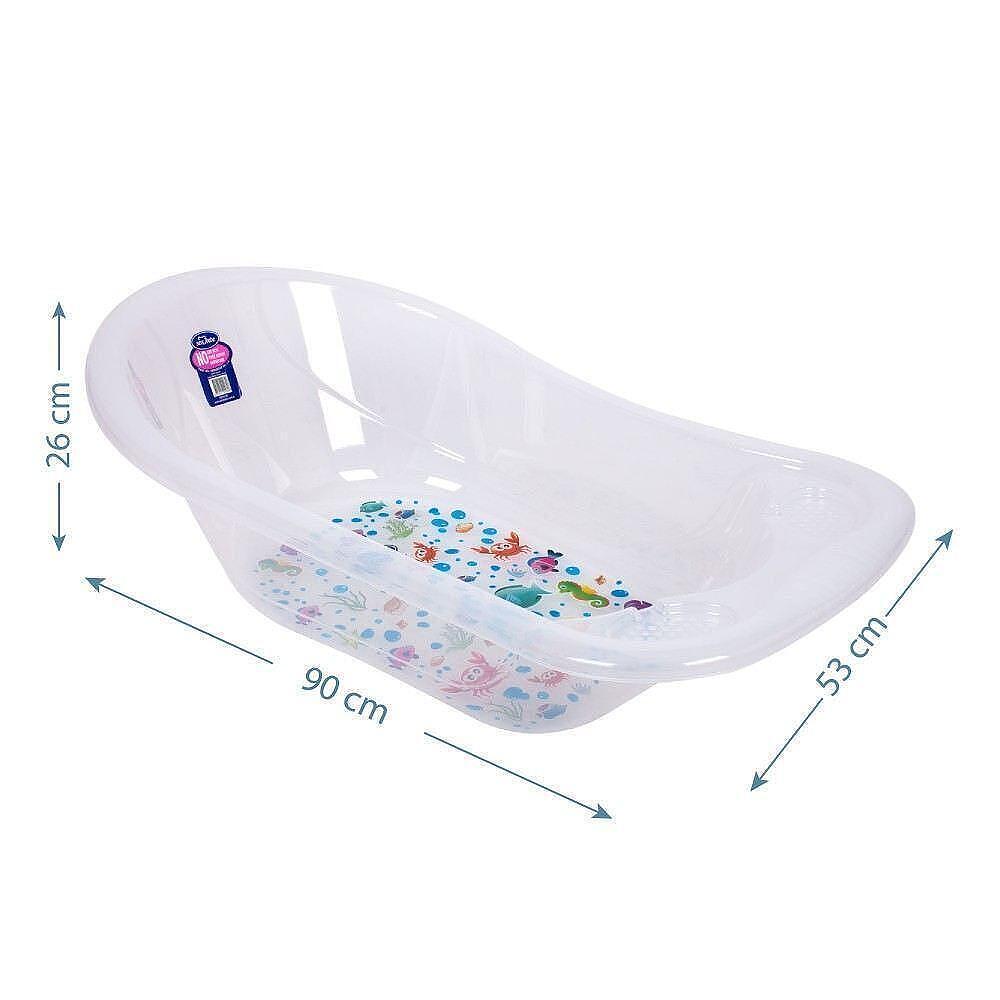 Прозрачна Вана С Морско Дъно Бяла 80 50 Sevi Baby