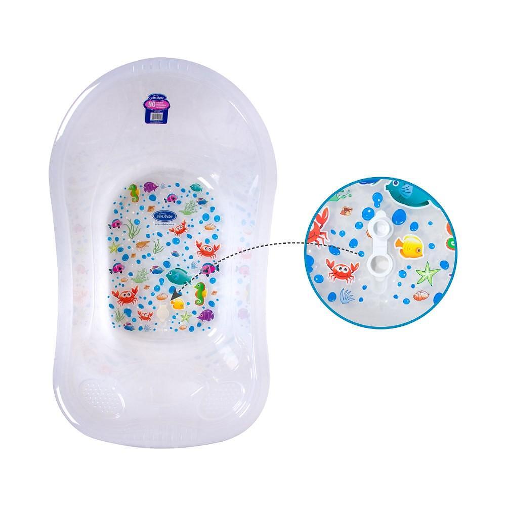Прозрачна Вана С Морско Дъно Бяла 80 50 Sevi Baby