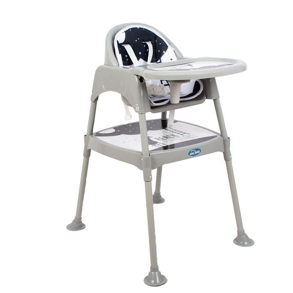Стол За Хранене 3в1 Сив 279 13 Sevi Baby