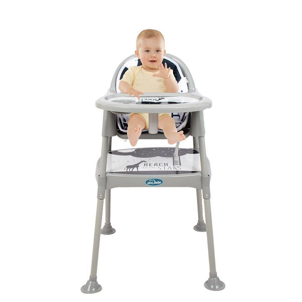 Стол За Хранене 3в1 Сив 279 13 Sevi Baby