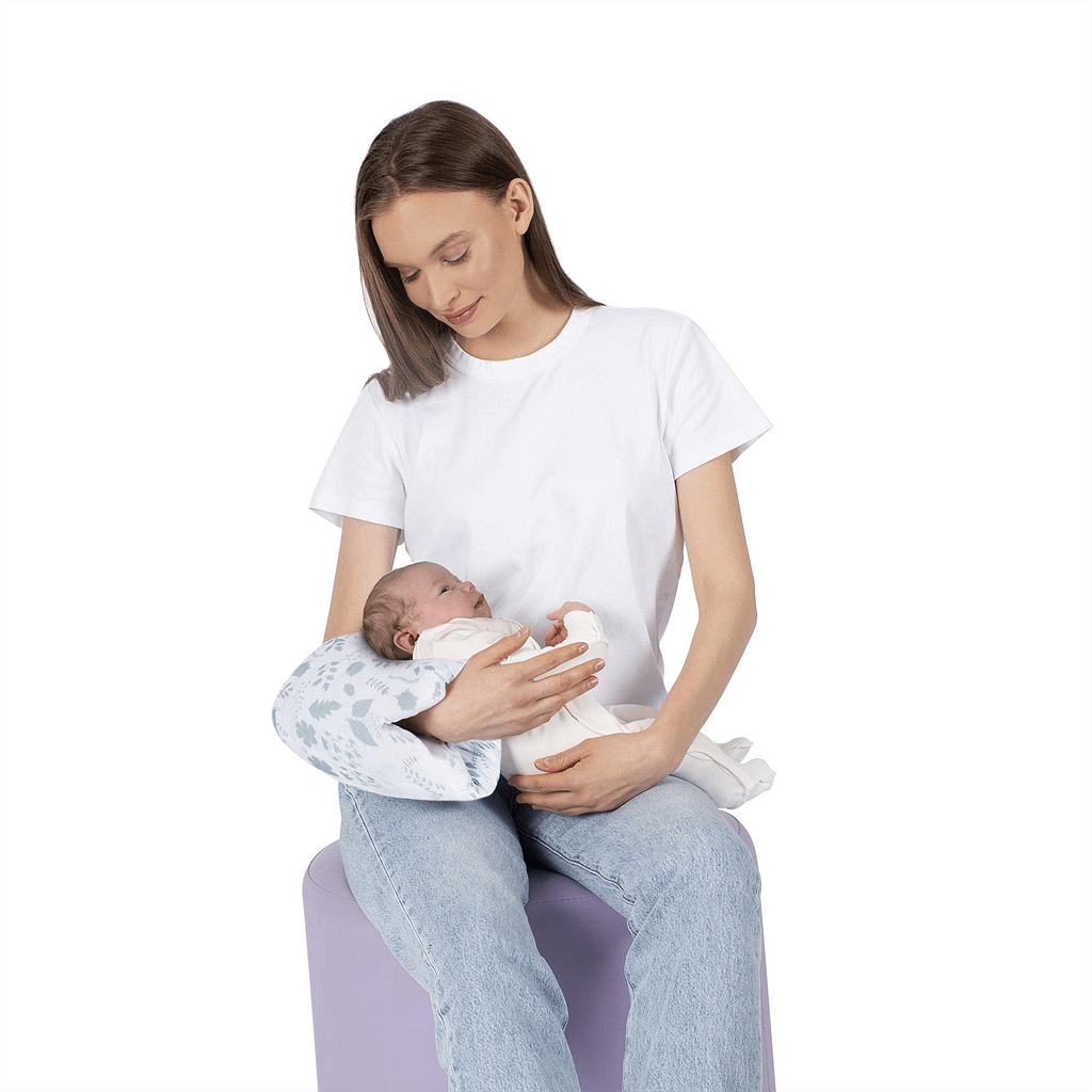 Възглавничка За Кърмене Кръг Зелени Листа 208 92 Sevi Baby